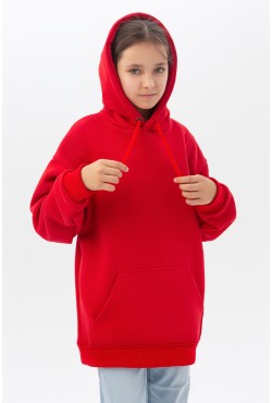 Подростковое худи Oversize UNISEX красное Подростковое худи Oversize UNISEX красное